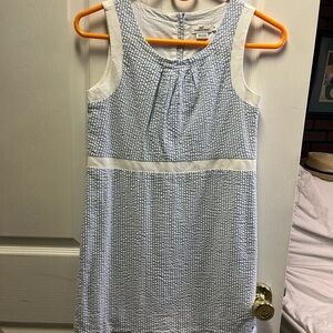 Vineyard Vines Striped Blue and White Cotton Dress